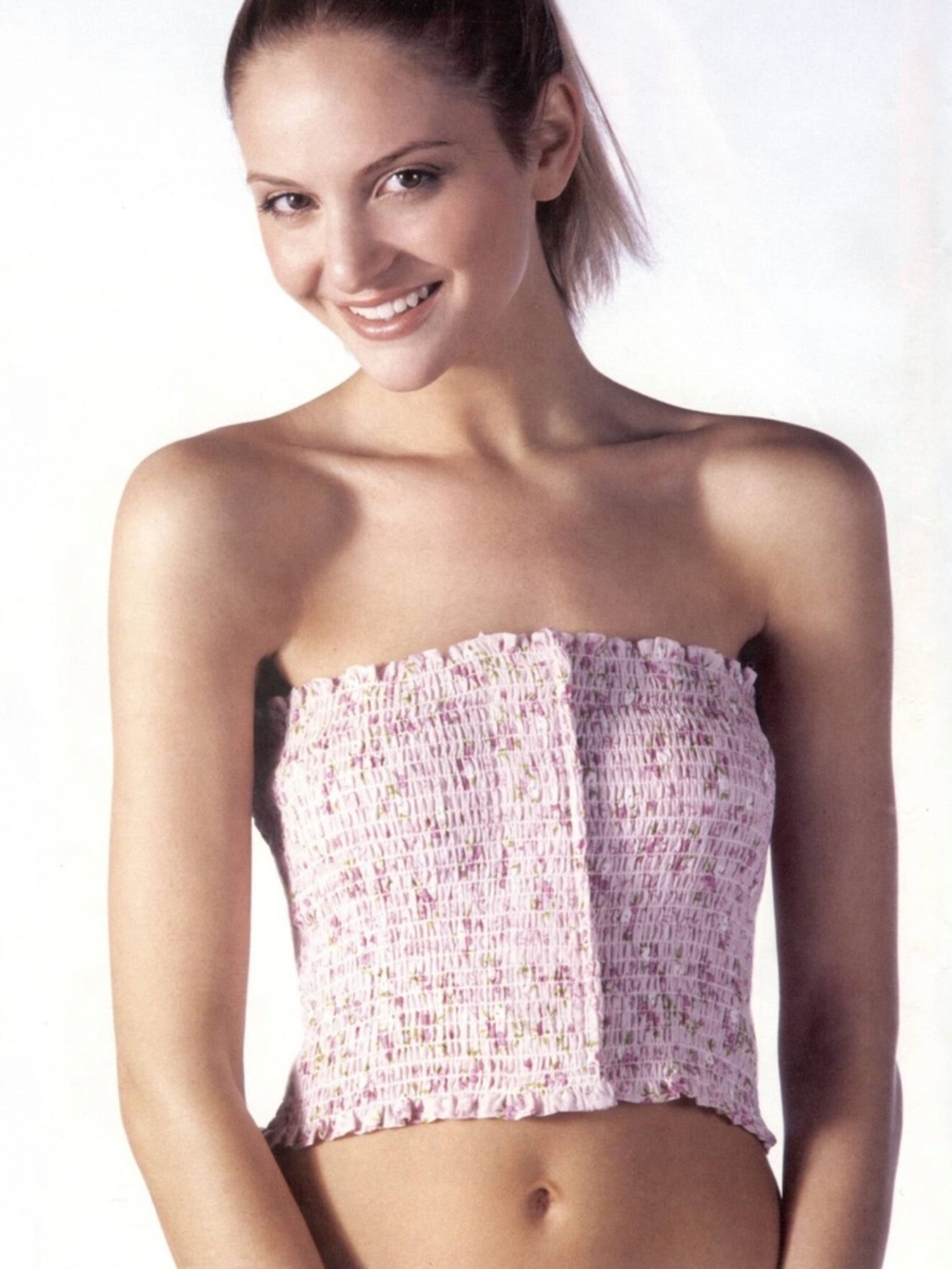 Floral Breast Binder with Straps